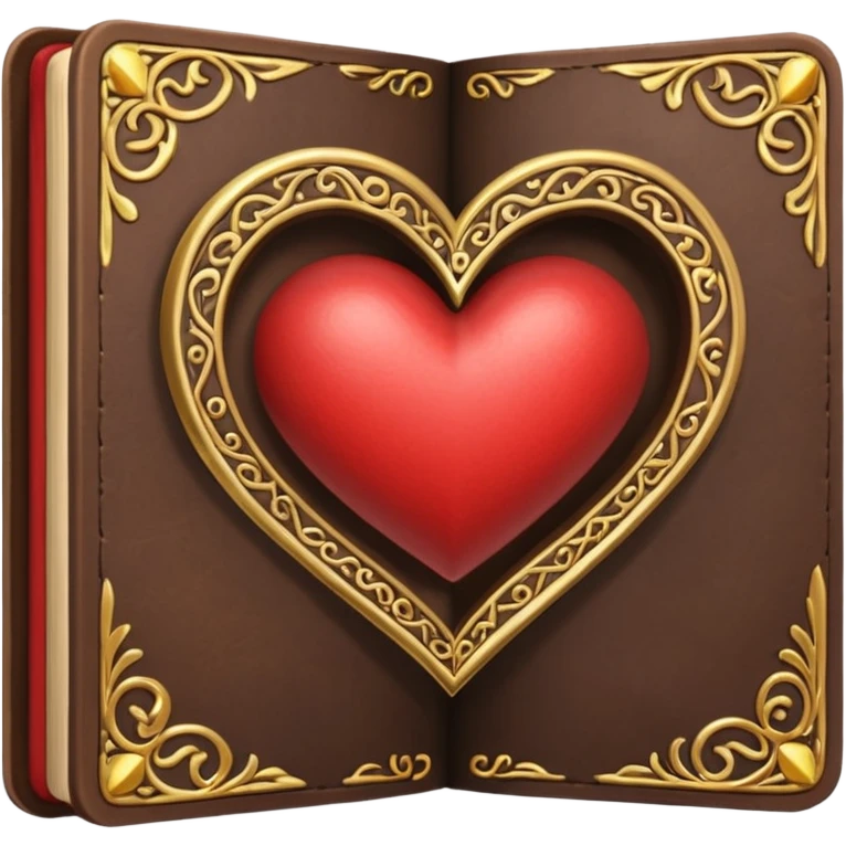 spell book themed heart emoji