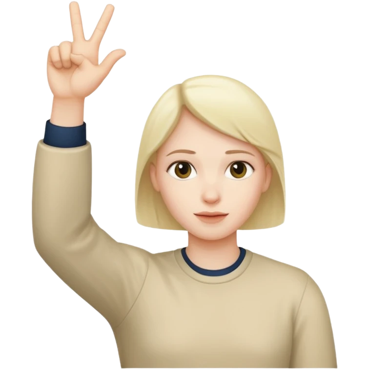Make a YVL hand emoji doing the YVL hand signal emoji