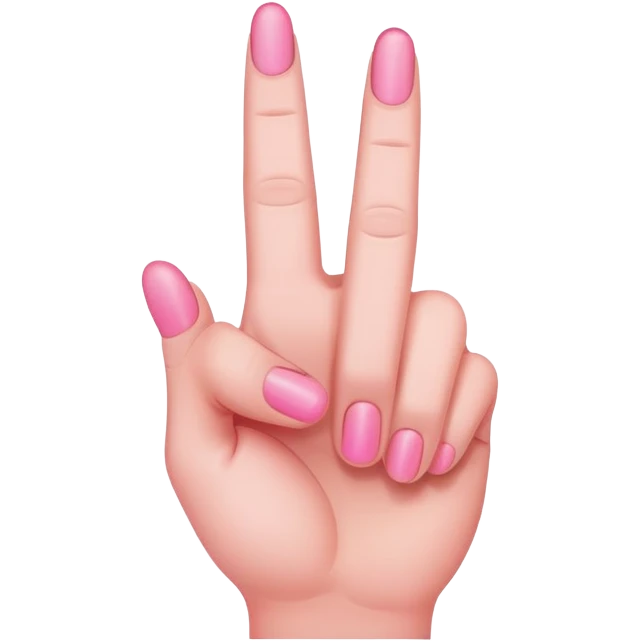 pink middle finger emoji