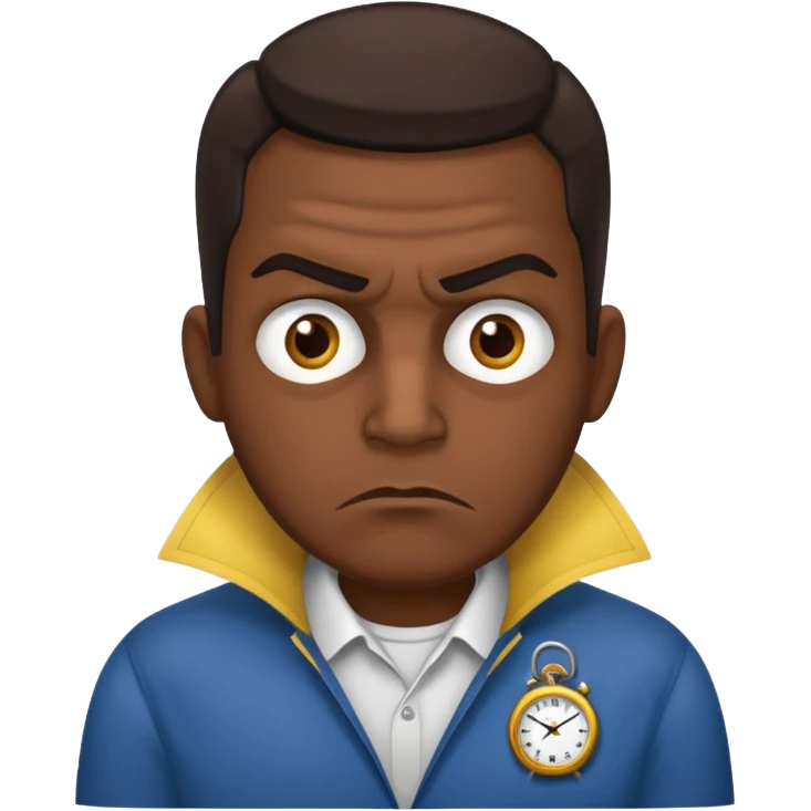The disgruntled Colombian emoji
