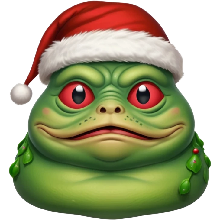 jabba the hutt santa emoji