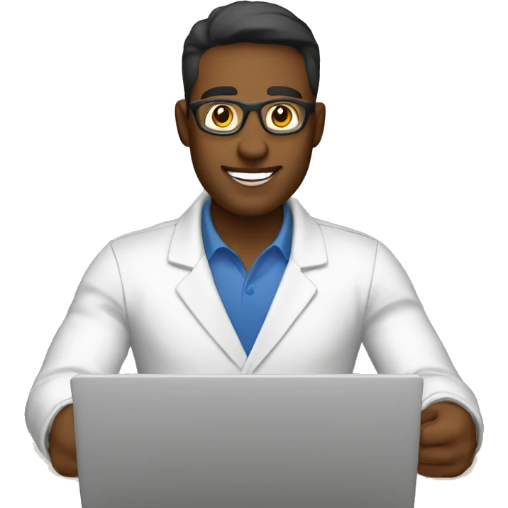 Business Owner Selling for a Laptop emoji
