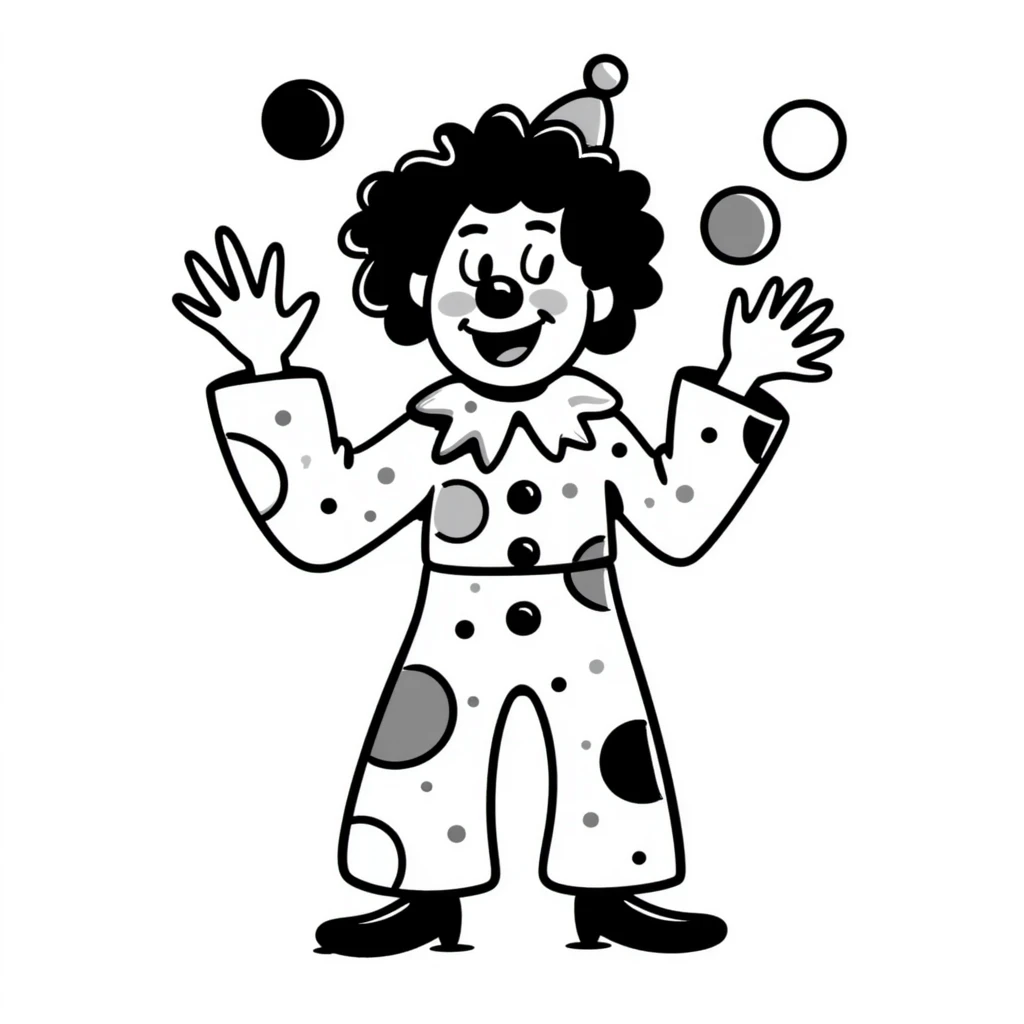 bright clown emoji