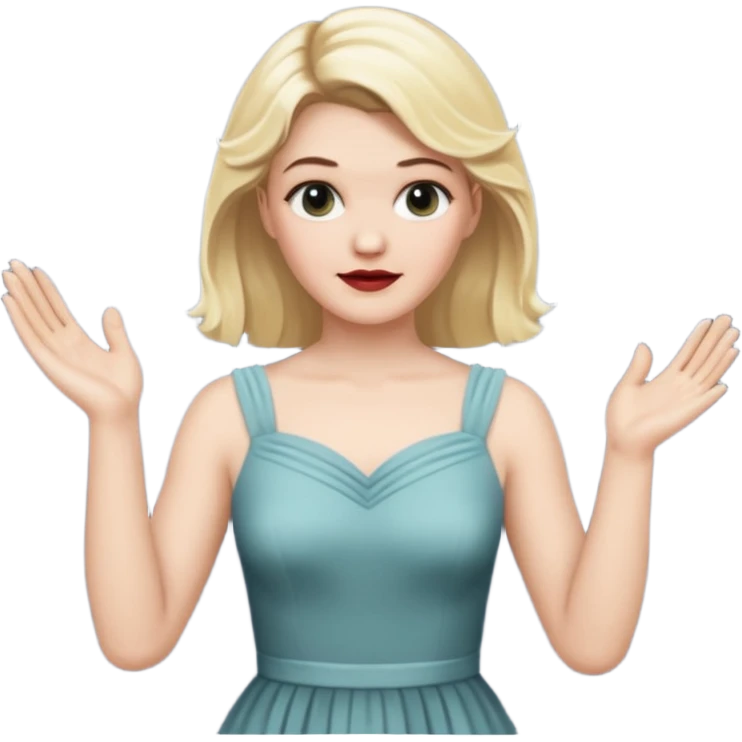 Laura Palmer hands clapping  emoji