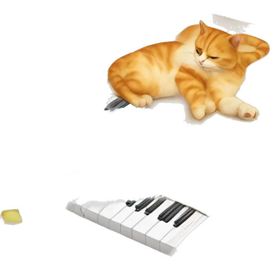 cat song in the table emoji