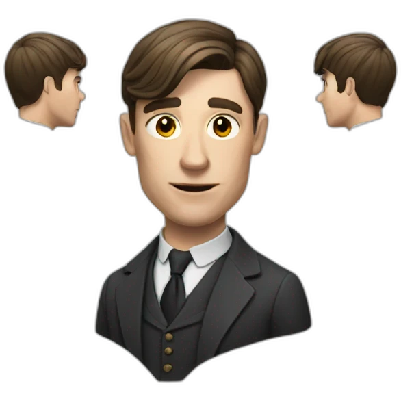 A reality emoji of Tom Shelby emoji
