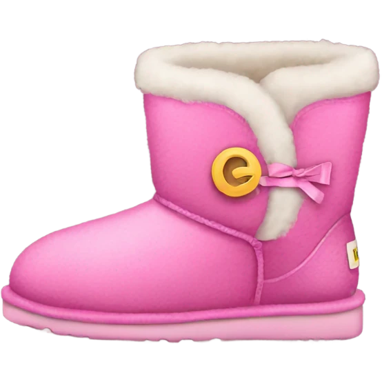 Pink uggs emoji
