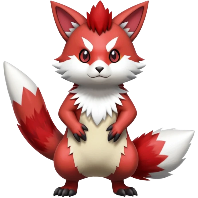 Shiny Furret-Litten-Zangoose-Hybrid (Full body) emoji