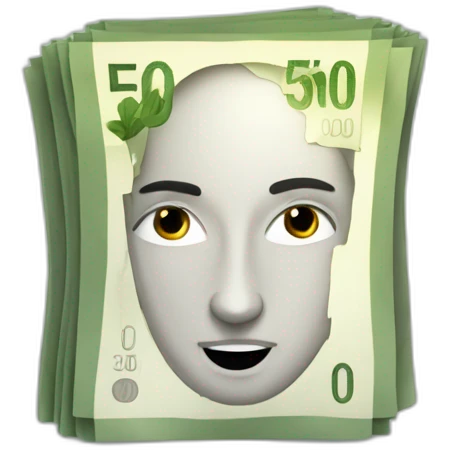 500 euros bills emoji