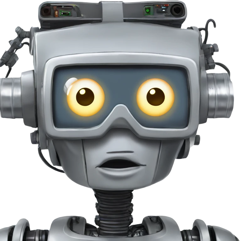 johnny five from short circuit getting struck by lightning emoji