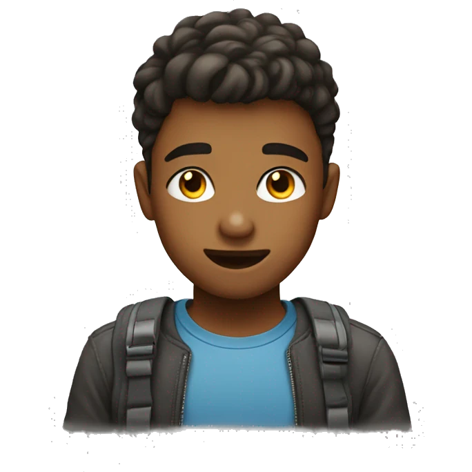 Boy says no emoji