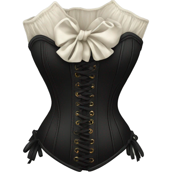  Black corset  emoji