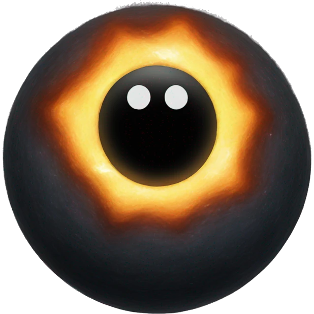 Black hole emoji