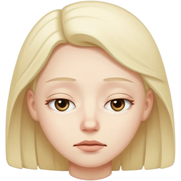 empty look with sleepy eyes emoji