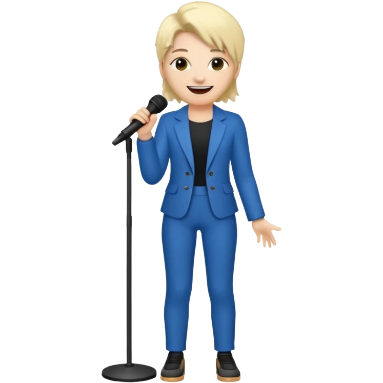 singer full body emoji