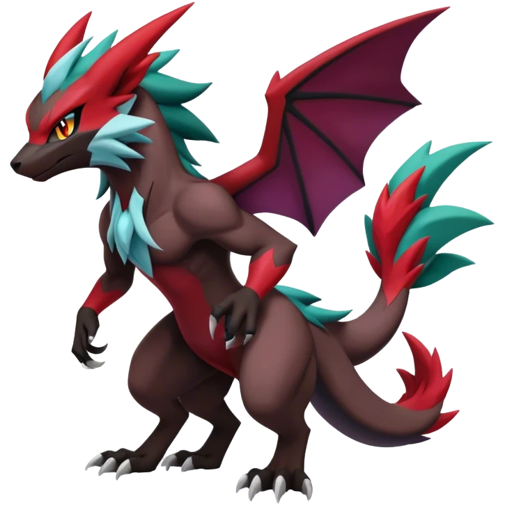 Noivern-Zoroark full body emoji