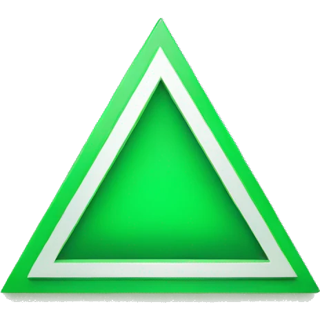 green triangle emoji