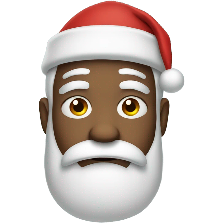 Sad Santa  emoji