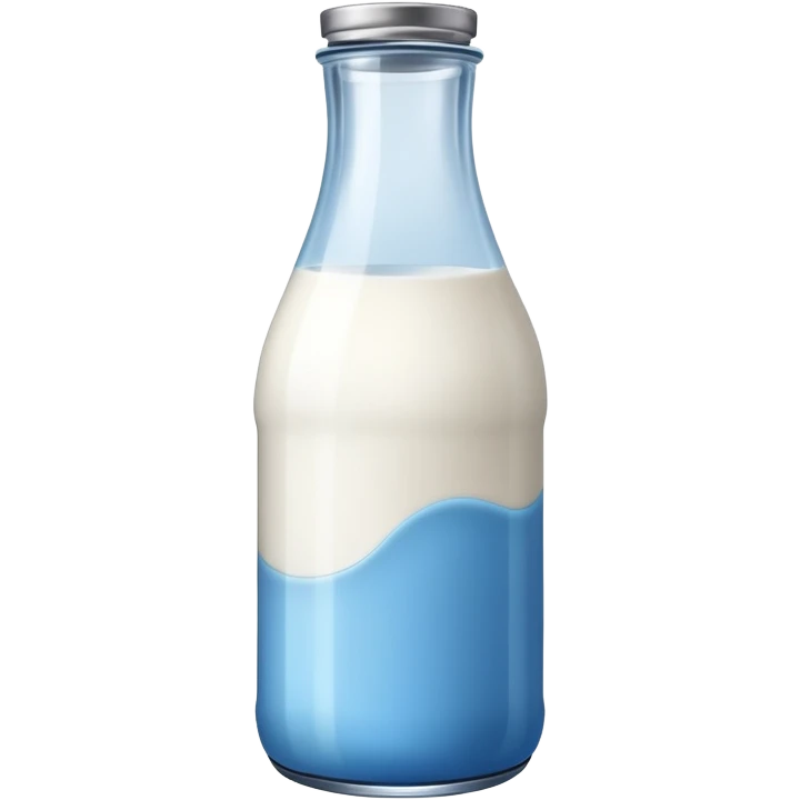 blue milk bottle  emoji