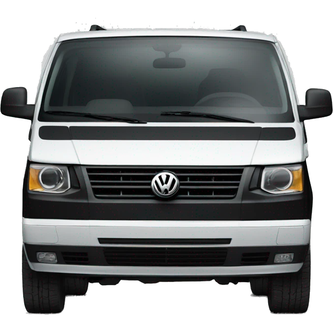 Black VW Multivan T5 emoji