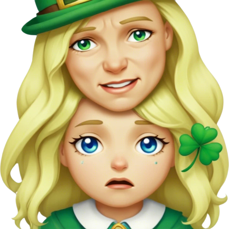 Sad Leprechaun emoji