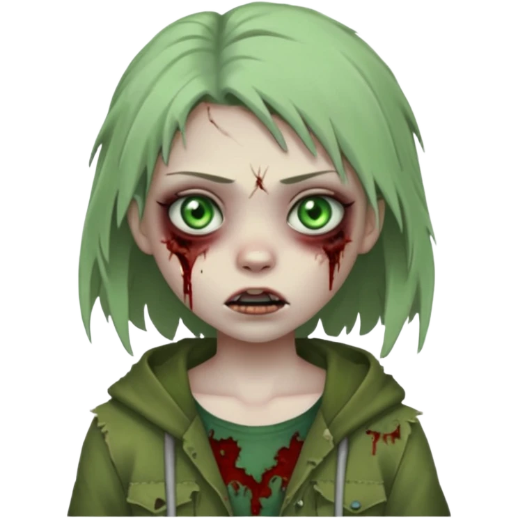zumbi girl emoji