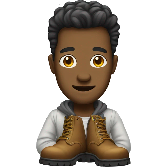  man with big shoes  emoji