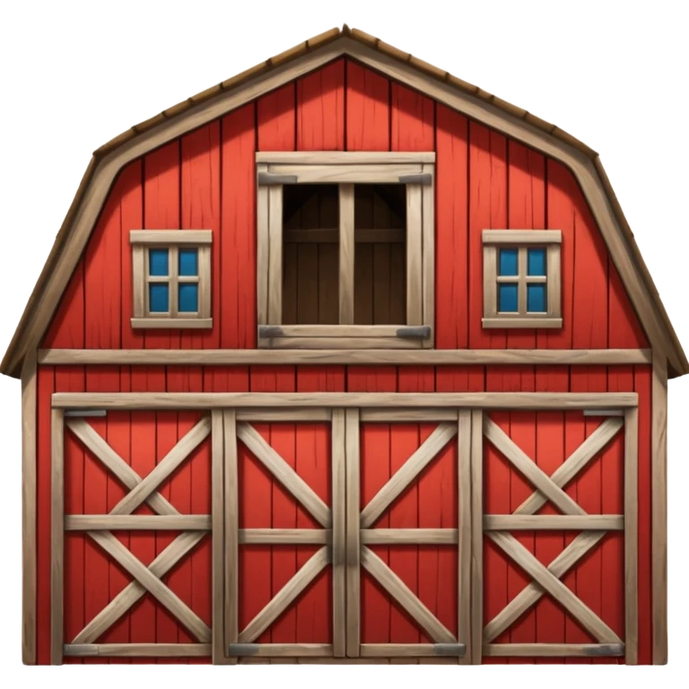 A barn emoji