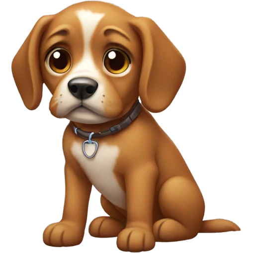 Cachorro caramelo emoji