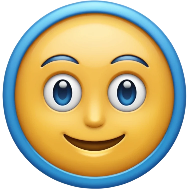 Circulo azul con una ✔️ de color blanco adrento emoji
