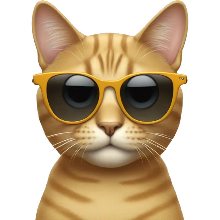 cat with sunglasses  emoji