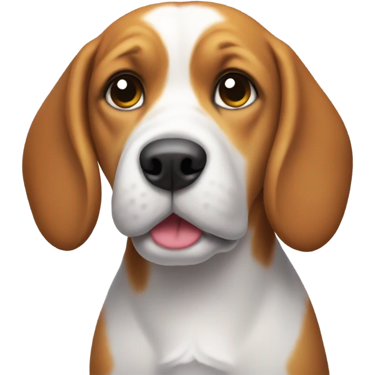 a fat beagle  emoji