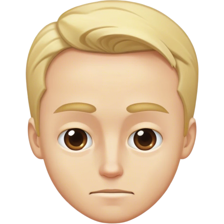 Blonde guy with massive forehead  emoji