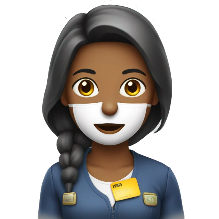 Pay with card  girl emoji