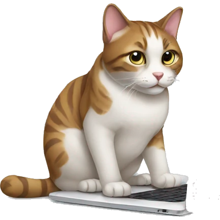 cat with laptop emoji