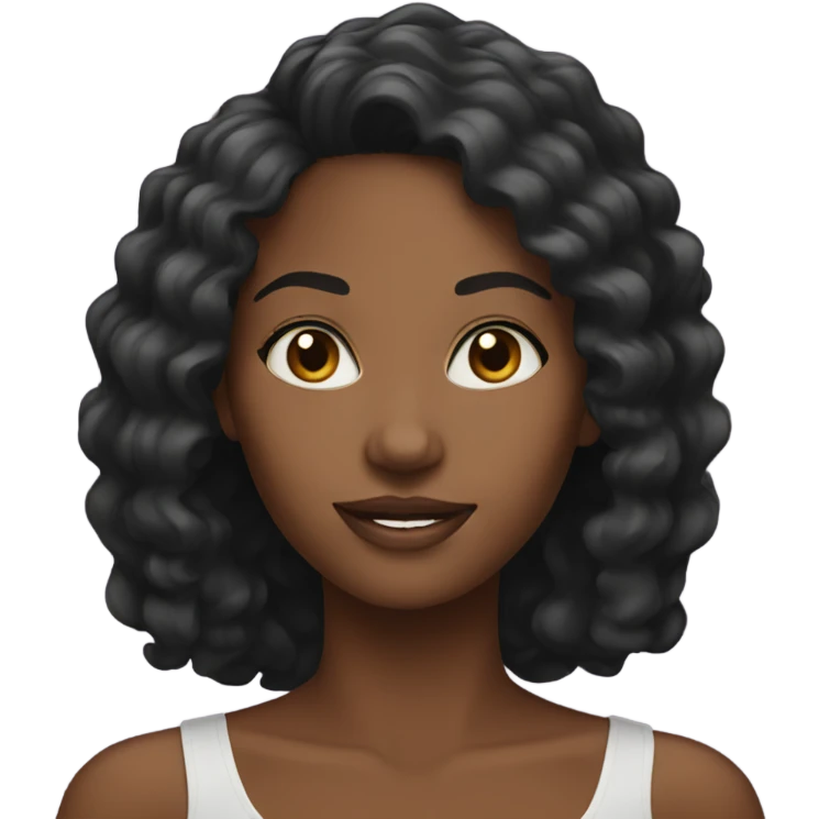 pretty black woman emoji