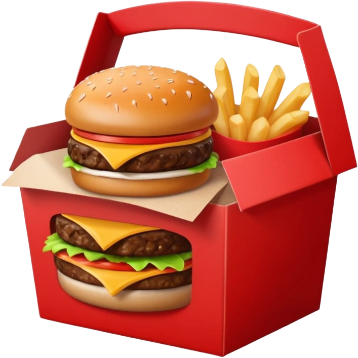 Happy meal emoji