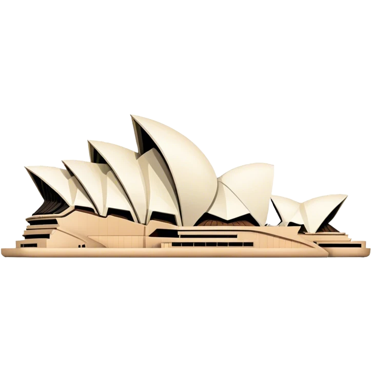 sydney opera house, no frame emoji