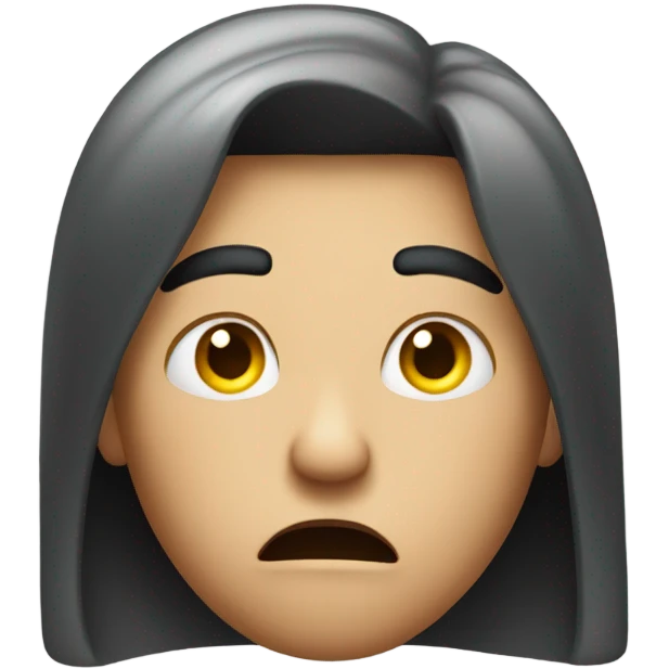 Annoyed while shaking head in disappointment  emoji