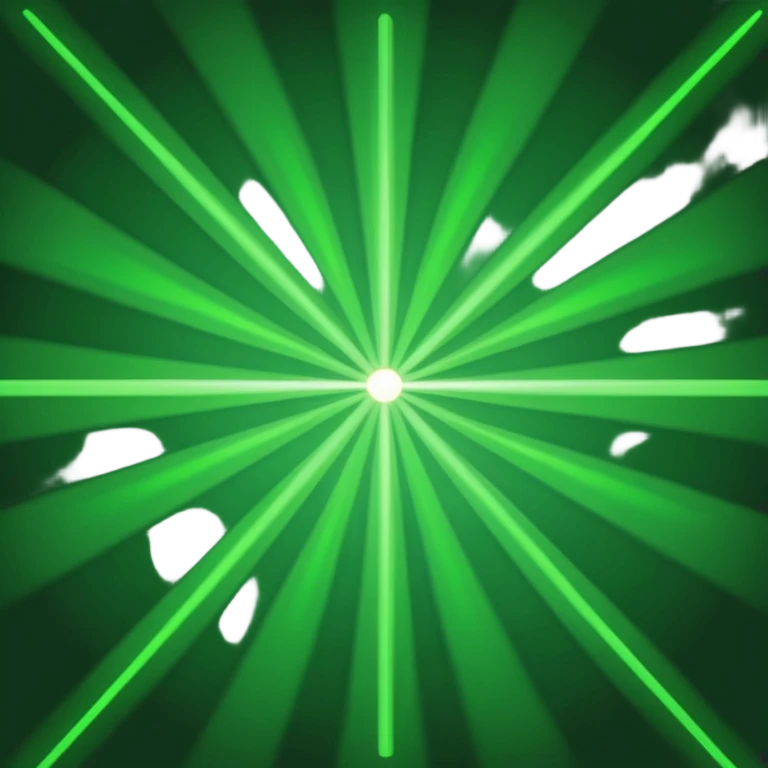 green laser emoji