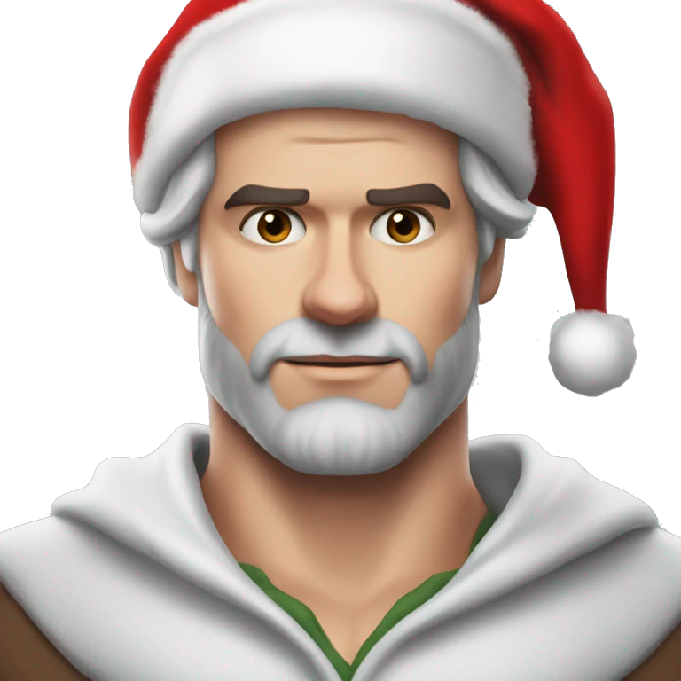 Henry Cavill as Santa Claus  emoji