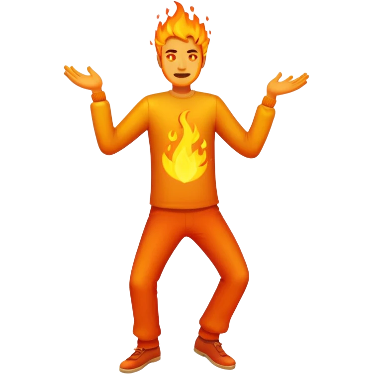 flame guy emoji