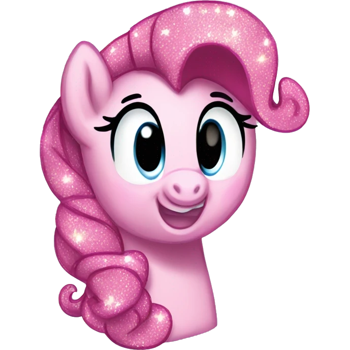 Pinkie pie sparkly emoji