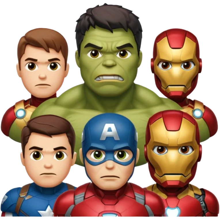 Avengers “assemble” lineup three
 emoji