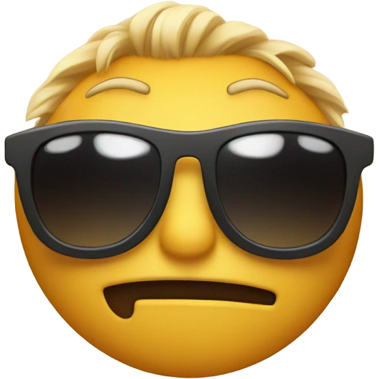 Star with sunglasses emoji