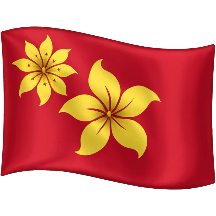 Black Hong Kong flag emoji
