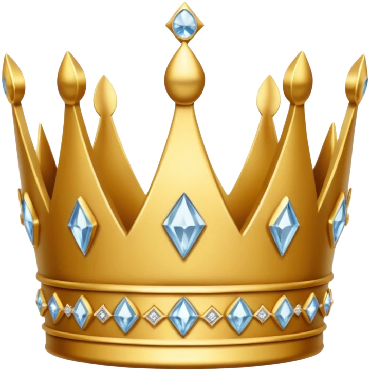 diamond queen crown emoji