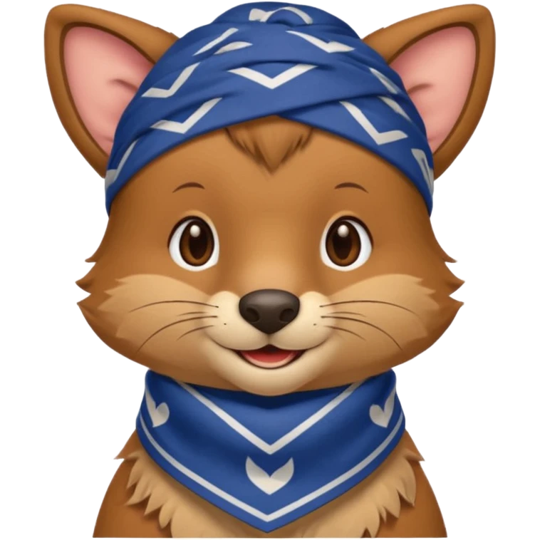 uniformed animal with bandanna emoji