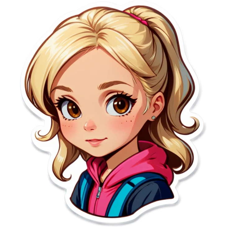 Blond girl  emoji