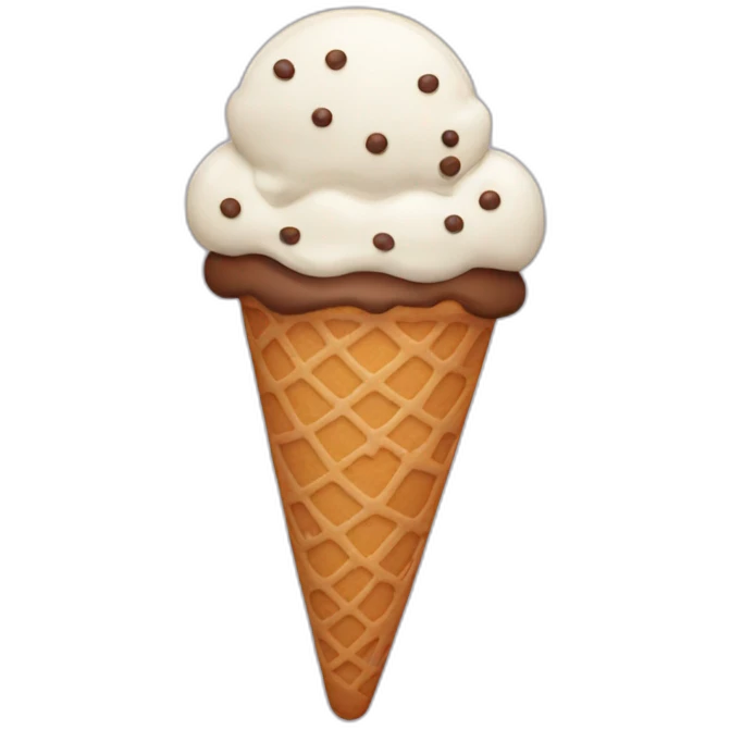 Ice cream cookie emoji